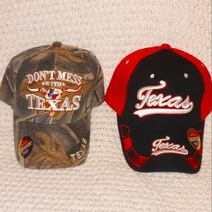 🇺🇸Two for Texas! baseball hats NWT